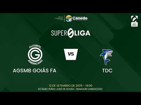 AGSMB Goiás FA x TDC | Superliga D1 Centro-Oeste 2026 | AO VIVO
