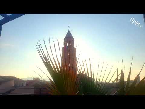 Sudamja, blagdan sv.Dujma i Dan grada Splita - pogled s jednog balkona u Getu u 7 sati ujutro