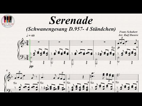 Serenade (Schwanengesang D.957- 4 Ständchen) - Franz Schubert, Piano