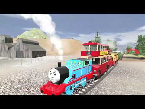 TOMY THOMAS AND THE SMASH DAY RIDE! BAD DAY DISASTER!-THOMAS AND FRIENDS - TRAINZ RAILROAD SIMULATOR