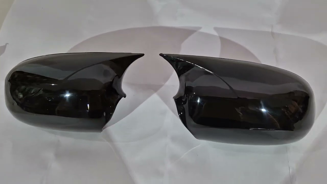 Opel Corsa C 2000-2006 рр. Накладки на дзеркала BMW-Style (2 шт) Video 1