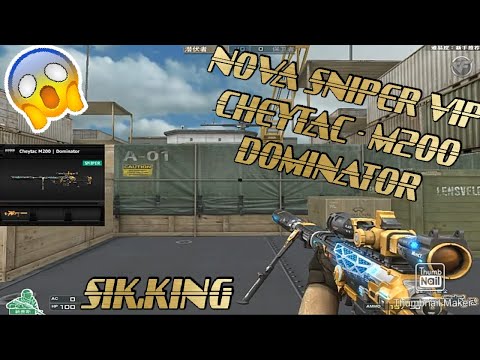 NOVA SNIPER VIP DO CROSSFIRE! ( CHEYTAC-M200 dominator ) #NOVAVIP