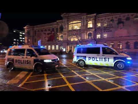 November Rainy Halloween Helsinki Walking Tour 🇫🇮 | Helsinki Finland 2025 4K