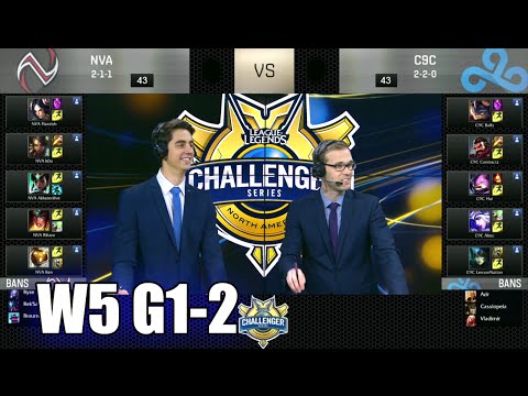 Cloud 9 Challenger vs Nova eSports | Game 2 S6 NACS Summer 2016 Week 5 | C9C vs NVA G2 1080p