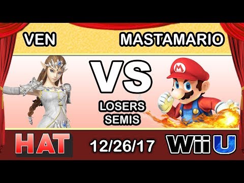 HAT 2 - SUGOI | ven (Zelda) Vs. MastaMario (Mario) Losers Semis - Smash 4
