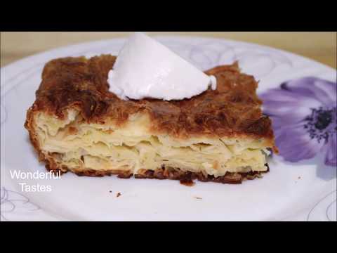 Greek Cuisine dessert recipe - Patsavouropita Dessert (Very EASY and TASTY)