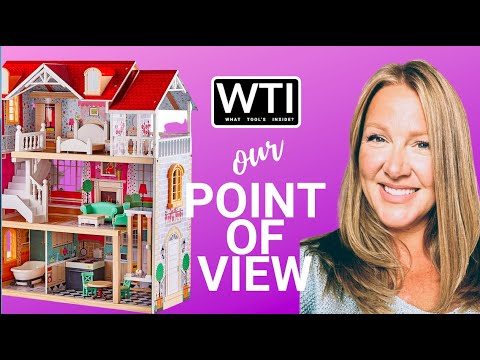 TOP BRIGHT Wooden Dollhouse - WTI product video review