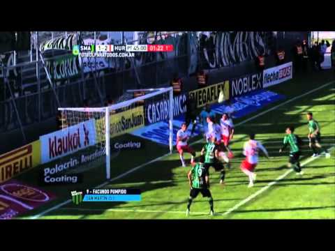 Gol de Pumpido. San Martín 1 - Huracán 2. Fecha 17. Primera División 2015. FPT