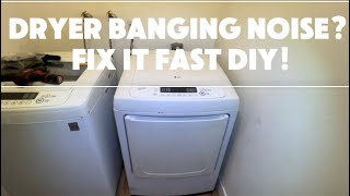 LG Dryer Makes a Banging Noise — DIY Repair Guide! Roller, belt Part #4400EL2001F Part #4581EL3001E