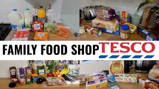 TESCO FAMILY FOOD SHOP DECEMBER | Family of 4 Tesco Family Food Haul MUM OF 2 FOOD SHOP FROM TESCO