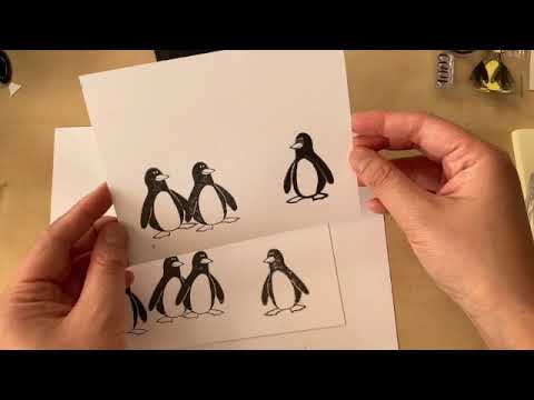 Masking and Mirroring - Stamping technique