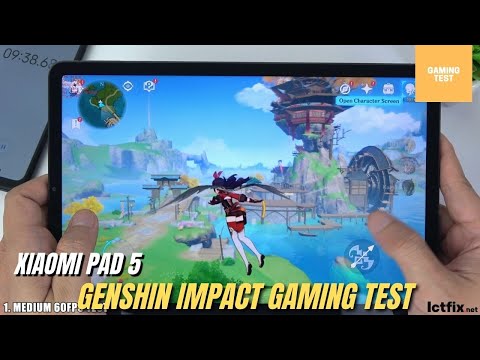 Xiaomi Pad 5 Genshin Impact Gaming test | Highest Setting, 60FPS