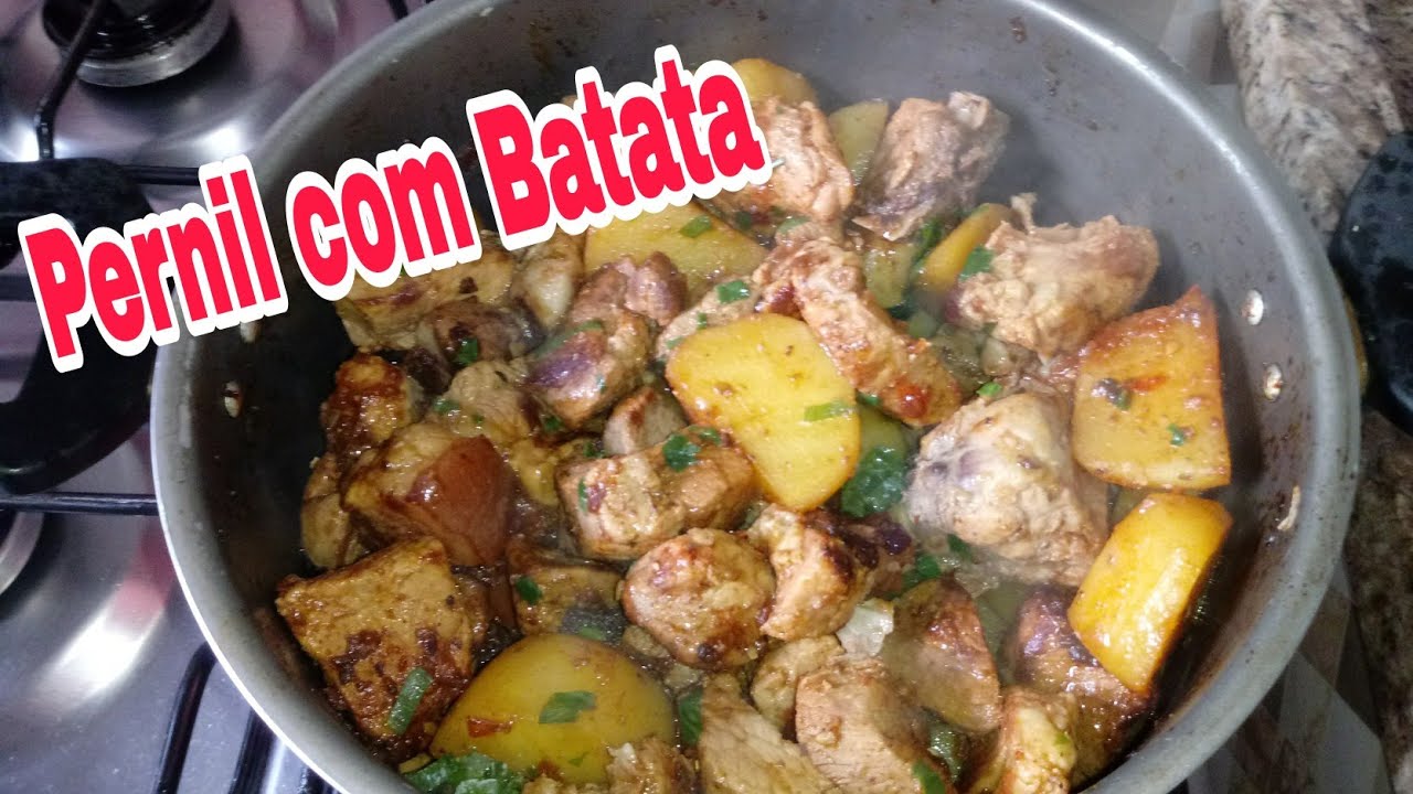 Watch Now Carne de Porco com Batata | Almoço Delicioso Carne de Porco com Batata | Almoço Delicioso