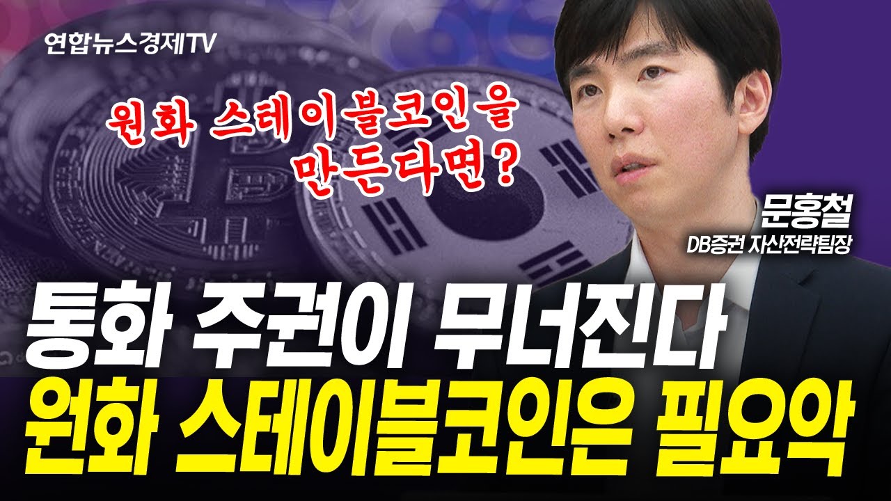 원화 스테이블코인은 필요악이다. (문홍철) | 인포맥스라이브 20250529