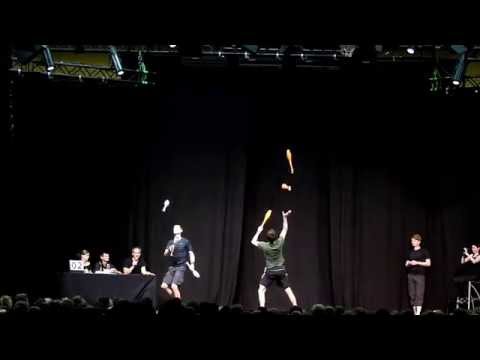 EJC 2015 Fight Night Combat - Dave Leahy vs. Luke Burrage - slow motion