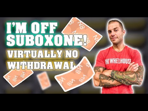 How I Got Off Suboxone With Virtually No Withdrawal - Complete Timeline