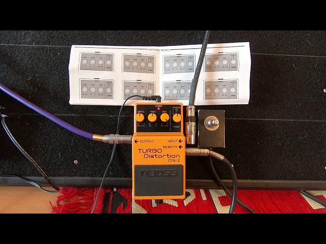 Vídeo relacionado con BOSS DS-2 Turbo Distortion Guitar Effects Pedal, klassieke BOSS distortionklanken met toegevoegde Turbo-modi