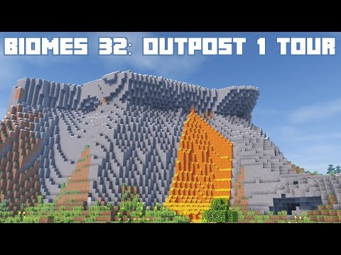 JChalant - 400+ Minecraft Biomes 032:  Exploring Outpost One!