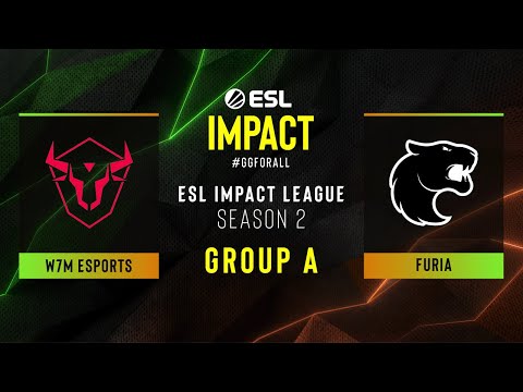 w7m esports vs. FURIA Esports - Map 1 - [Dust2] - ESL Impact League S2 - Group A - SA