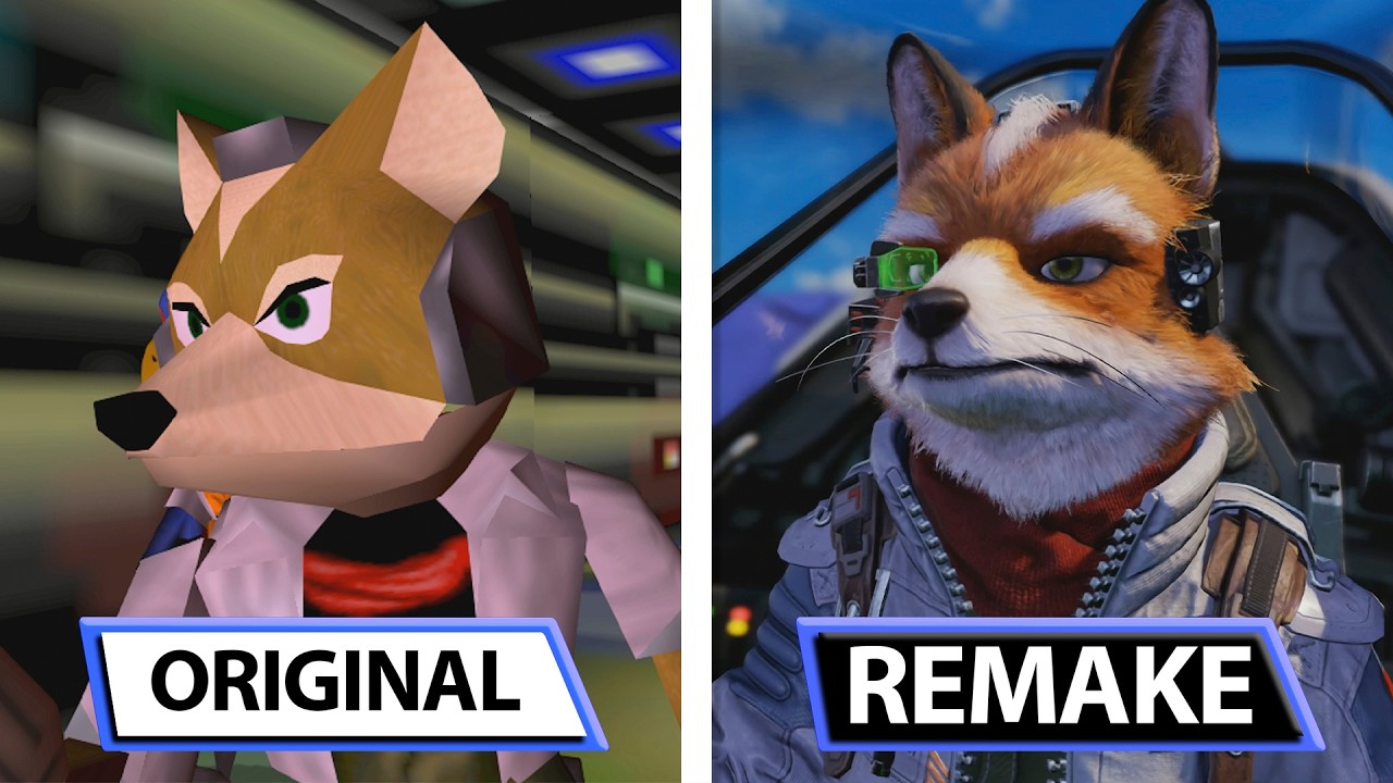 Star Fox | Original vs Remake | Nintendo 64 vs Switch 2 Reveal Comparison