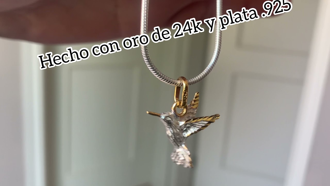 Dije de colibrí / $1 MXN