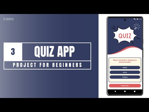 Quiz App in Android Studio using Kotlin | Beginners Projects