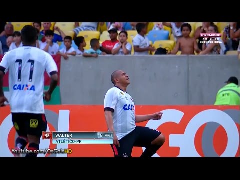Gol de Walter, Fluminense 0 x 1 Atlético-PR - Brasileirão 24/10/2015