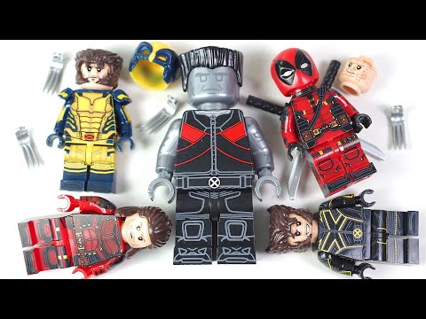 LEGO Deadpool & Wolverine | Nicepool | Marvel Jesus | Colossus Unofficial Lego Minifigures