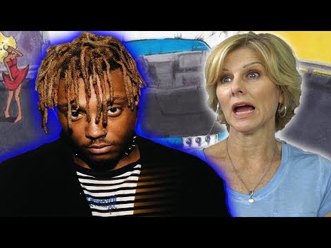 Mom REACTS to Juice Wrld - Lean Wit Me, Scared of Love, & Candles!
