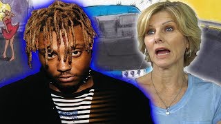 Mom REACTS to Juice Wrld - Lean Wit Me, Scared of Love, &amp; Candles!