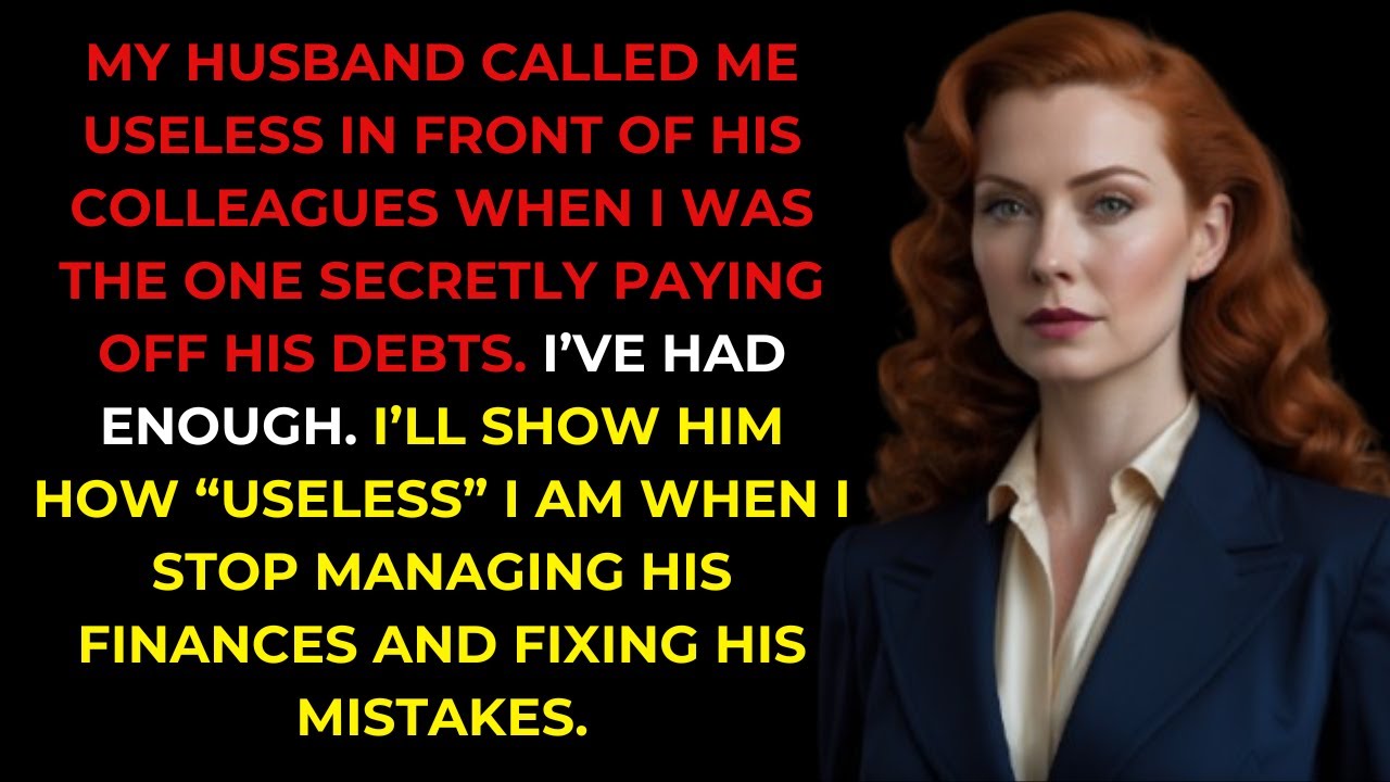 Husband Called Me Useless While I Paid Off His $120K Debt—His Face When I Left...