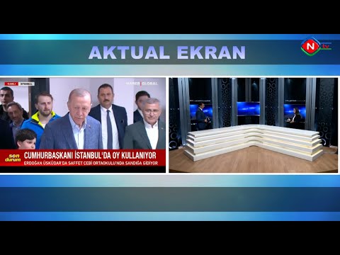 Aktual ekran - Türkiyədə seçkilər - 17.05.2023