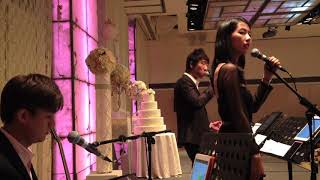 Donnie performs I'll Be There, august 2014 in a wedding.