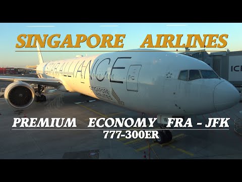 Singapore Airlines Premium Economy  Frankfurt - New York JFK 777 300ER