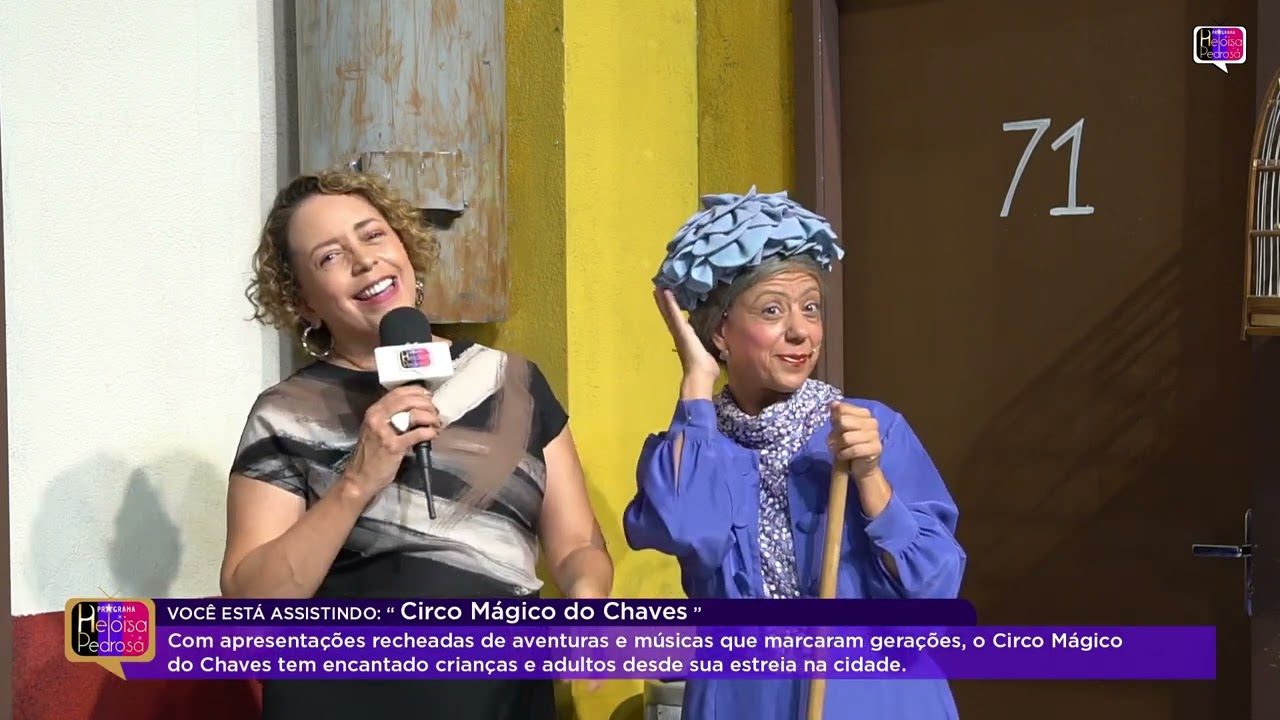 Bate-papo com os atores do Circo Mágico do Chaves