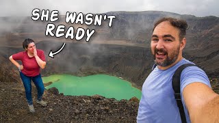 We hiked an ACTIVE VOLCANO (not what we expected)