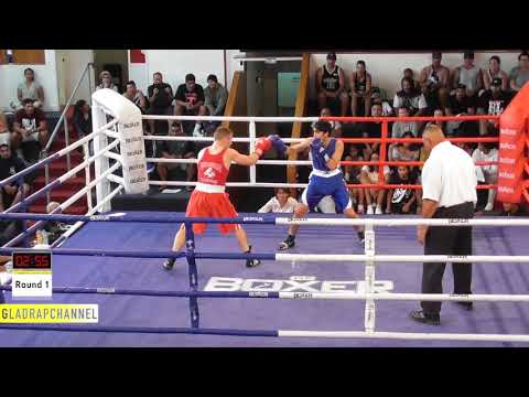 Fight 7: Leon Budgeon vs Kong Tran - Akld Amateur Boxing Tournament @ ABA 24Feb18