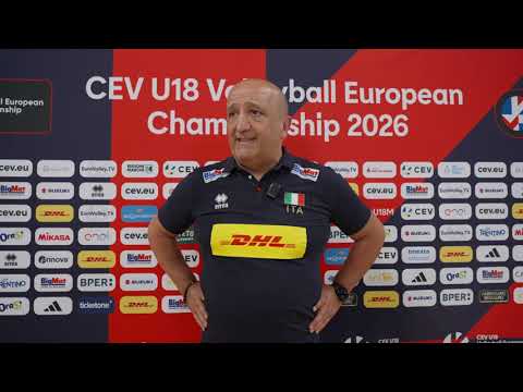 Vincenzo Fanizza al termine della finale 3/4 posto persa dall’Italia contro la Bulgaria