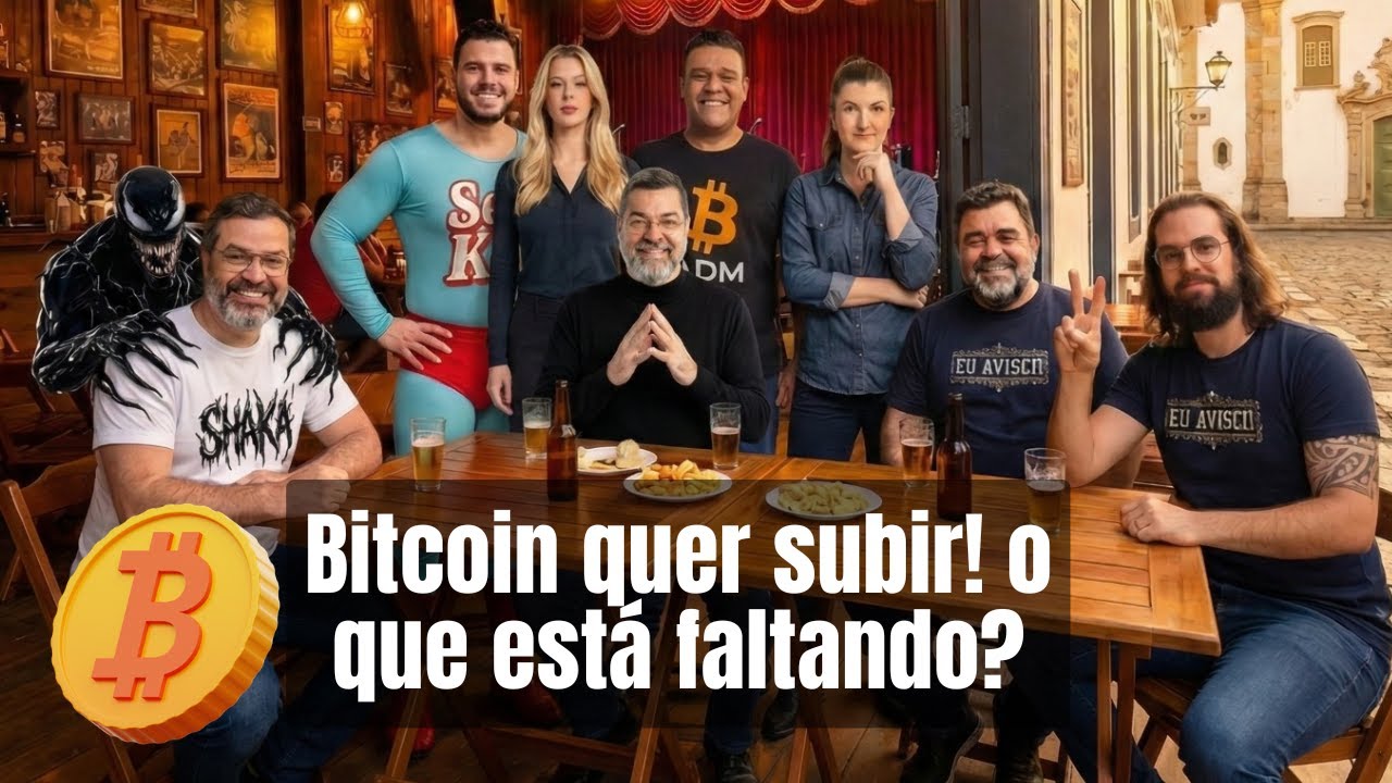 Bitcoin quer subir! O que está faltando? Papo reto