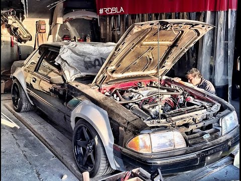 Project Fox Mustang - Installing Fender Flares