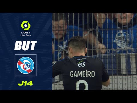 But Kévin GAMEIRO (17' - RCSA) AC AJACCIO - RC STRASBOURG ALSACE (4-2) 22/23
