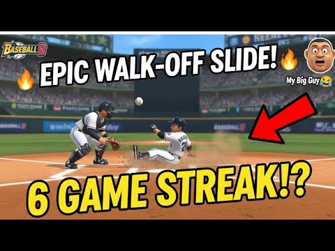 Inning 10 Drama! That Safe Slide was EPIC! Baseball 9