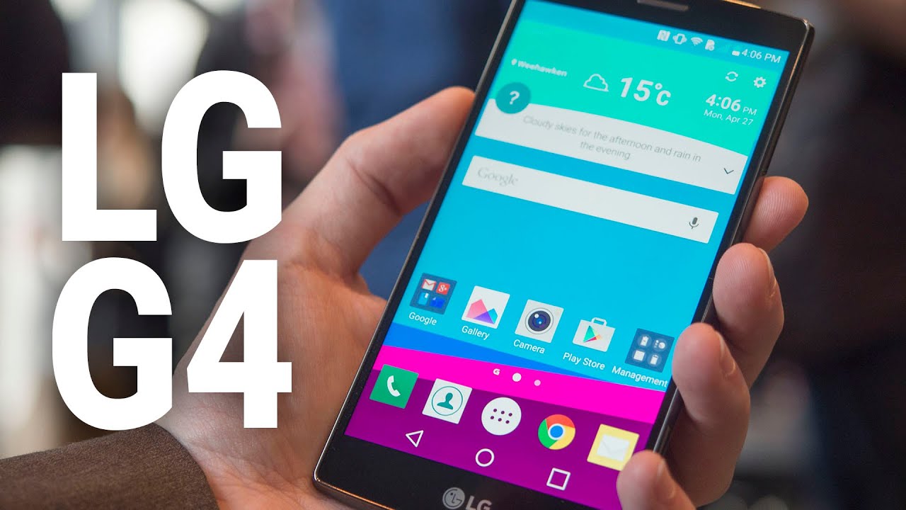 LG G4 hands-on video - YouTube