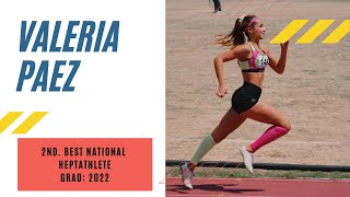 Vale Paez Heptathlon Recruiting Video May 2021