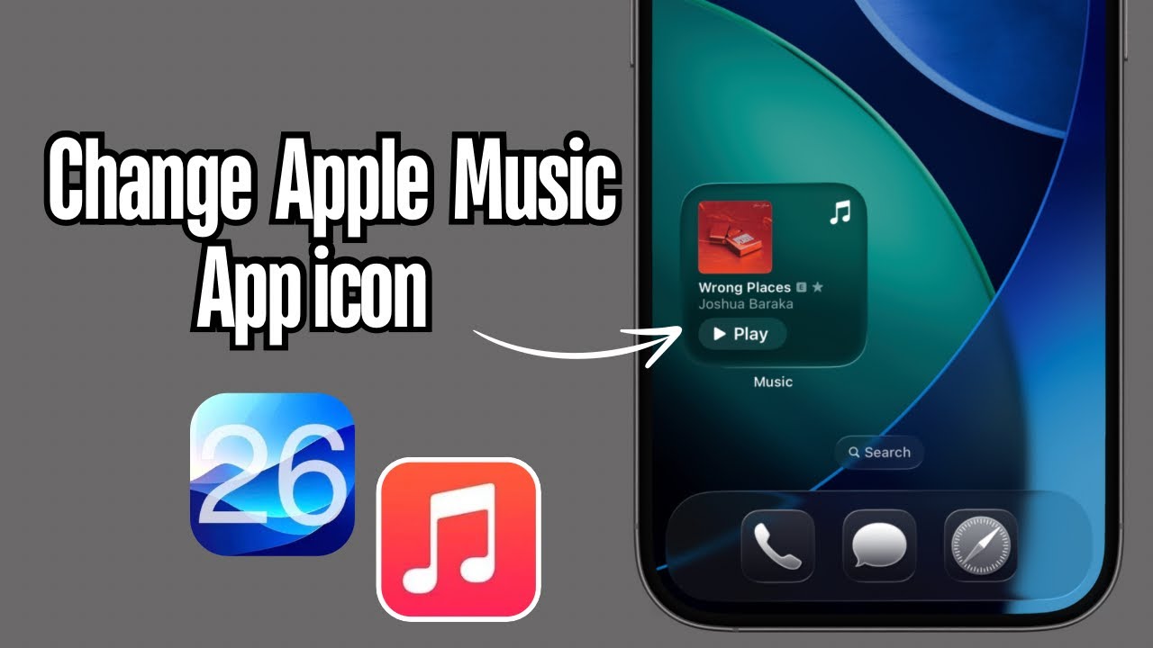 iOS 26: How to Change Apple Music App icon