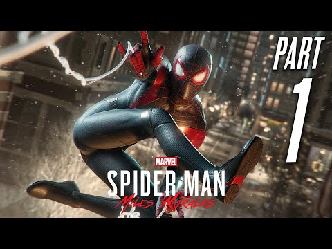 SPIDER-MAN MILES MORALES Gameplay Walkthrough Part 1 - INTRO (Playstation 5)
