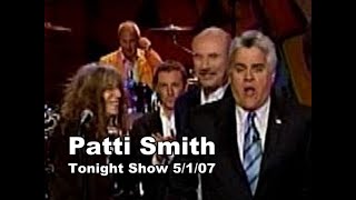 Patti Smith - Gimme Shelter - Tonight Show 5/1/07 Rolling Stones cover