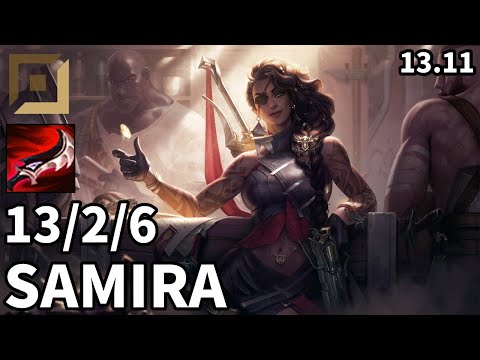 Samira ADC vs Ezreal - KR Master | Patch 13.11