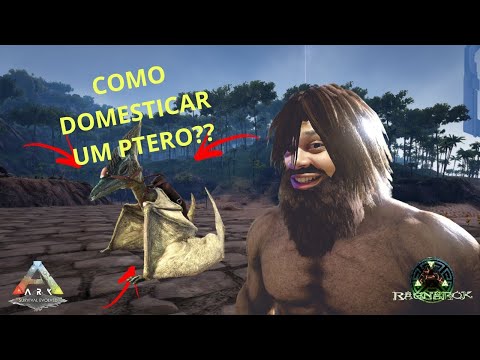 ARK SURVIVAL - Domando um Pteranodonte, Aventura Épica na Era dos Dinossauros! COMO DOMAR UM PTERO?