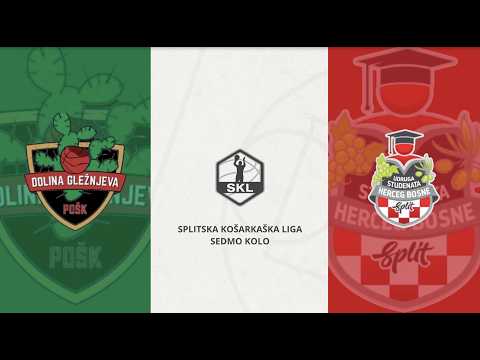 Highlights - Splitska Košarkaška Liga 2025/26 - Pošk Dolina Gl. : Udruga Studenata H.B. (15.2.2026)